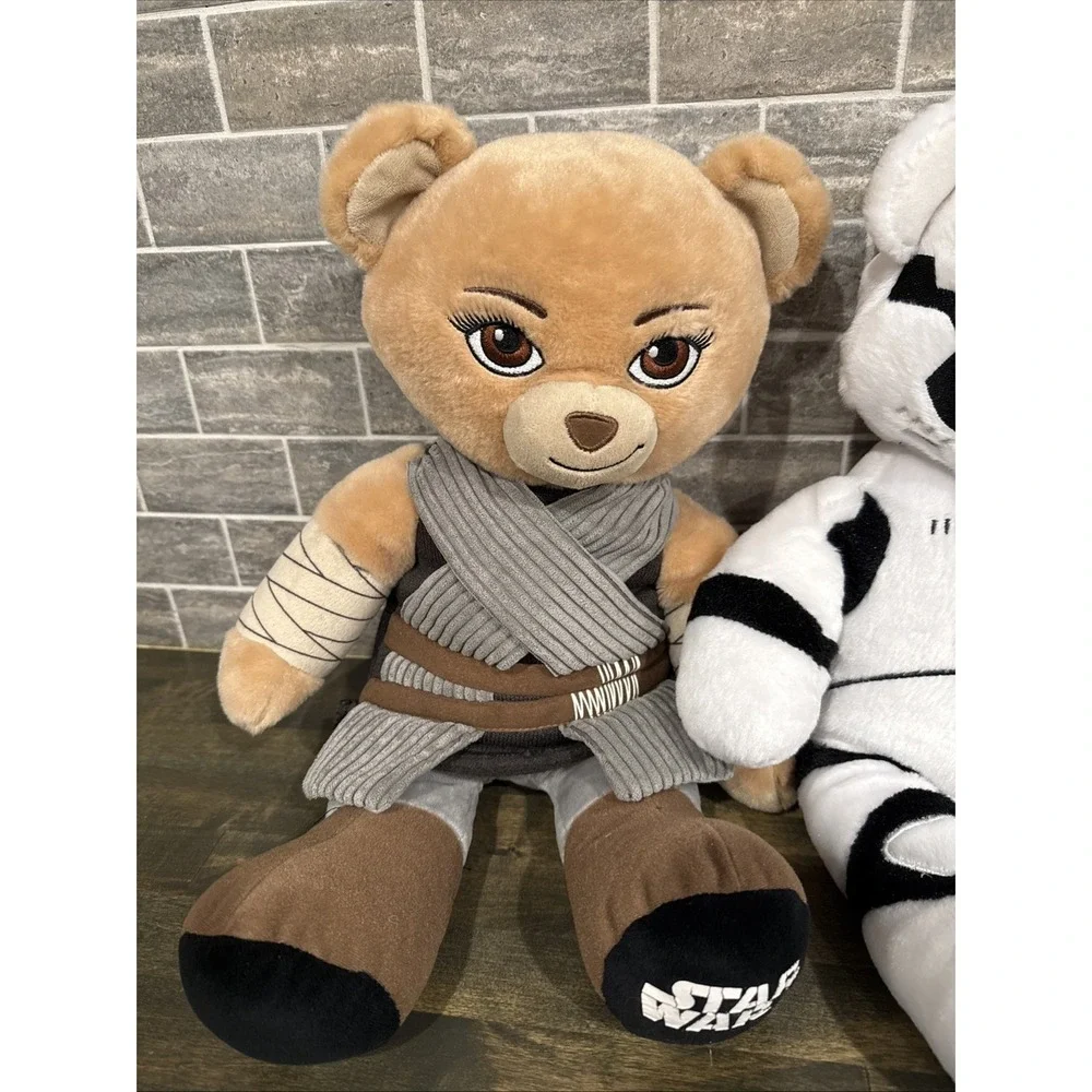 Disney Build-A-Bear Workshop STAR WARS‎ REY & Stormtrooper Plush